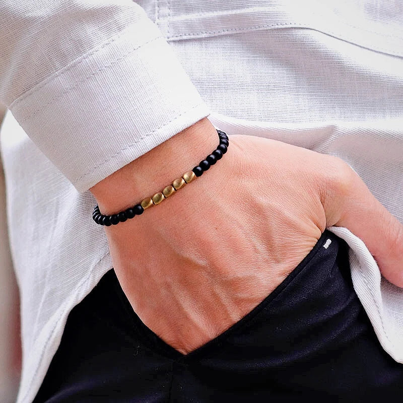 St. Thaddeus Onyx Aura Bracelet